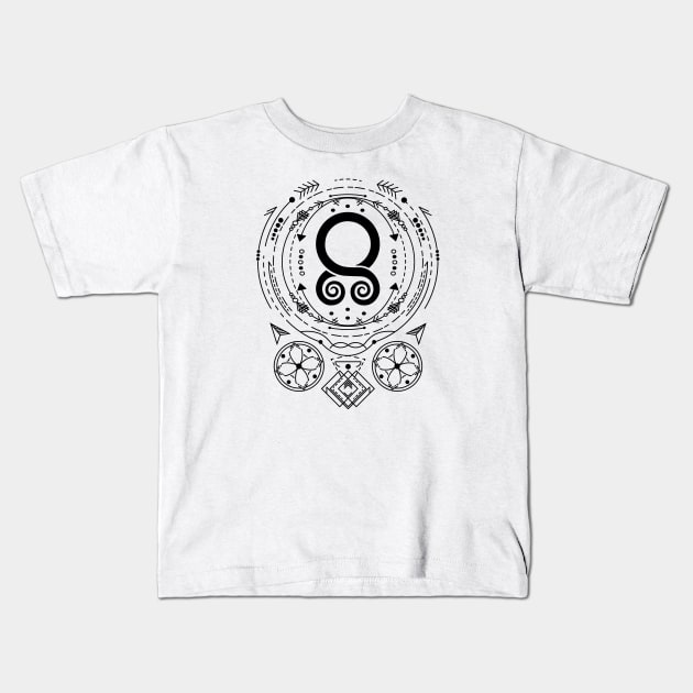 The Troll Cross | Norse Pagan Symbol Kids T-Shirt by CelestialStudio